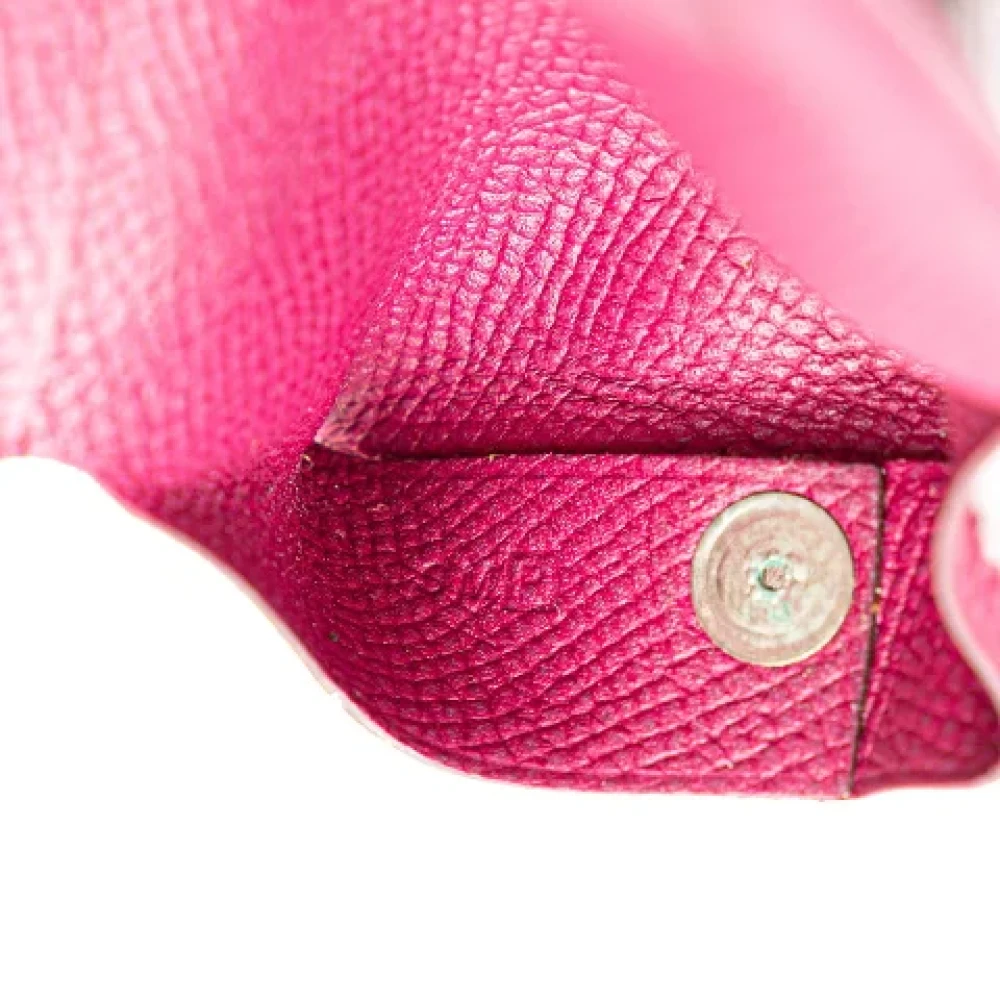 Hermès Vintage Pre-owned Leather wallets Pink Dames