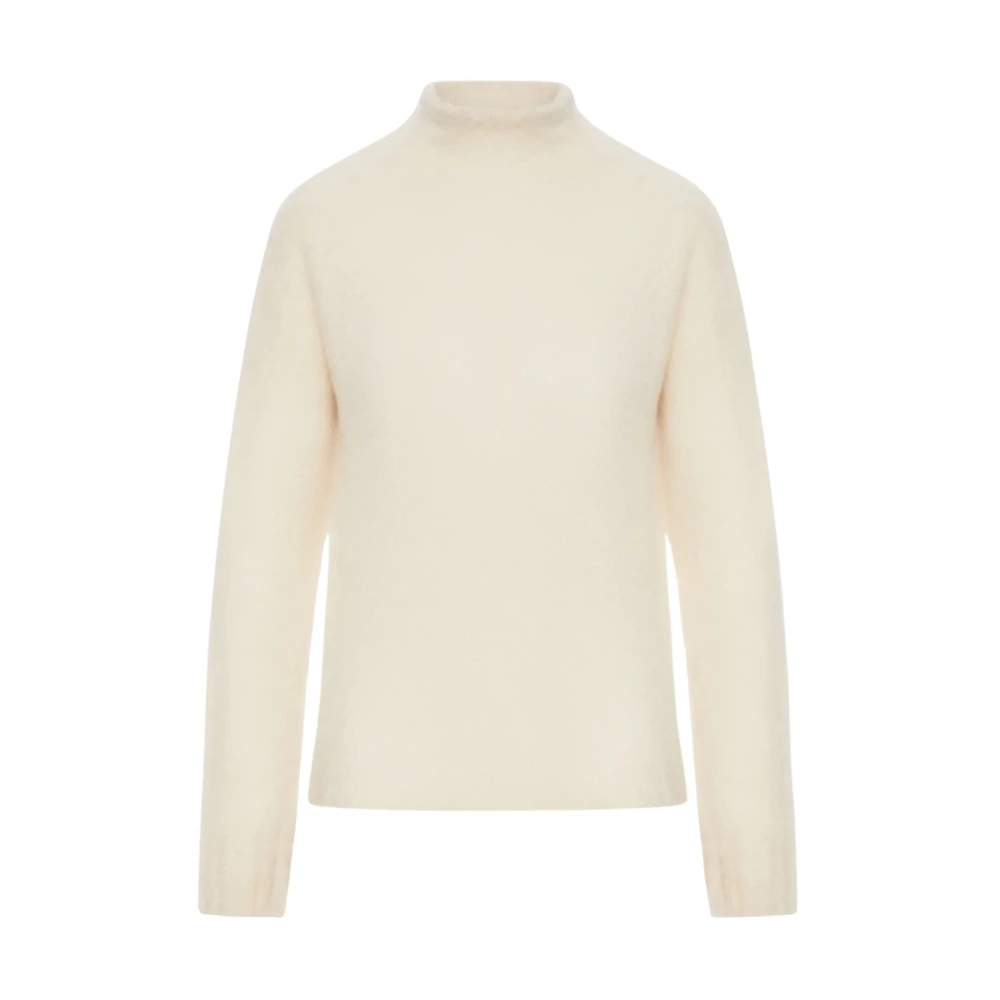Max Mara Studio Women's Beige Turtleneck Jumper - Turtlenecks - M - Knitwear