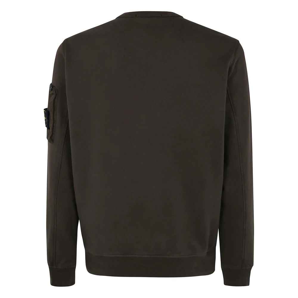 Stone Island Casual Hoodie voor Mannen Brown Heren