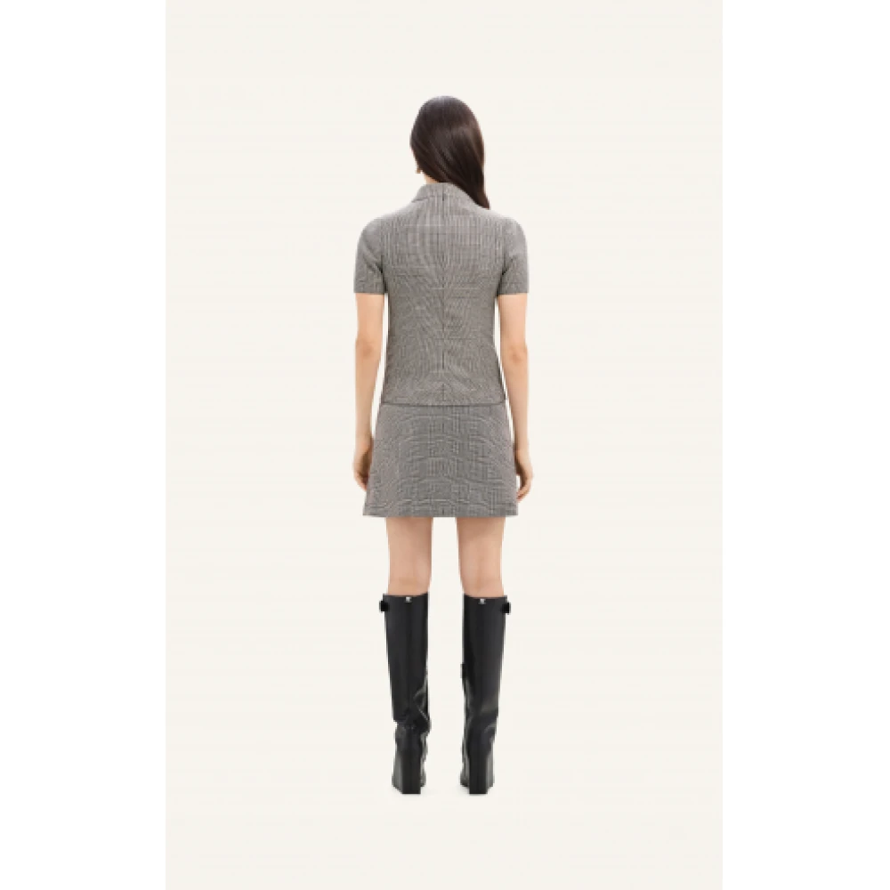 Courrèges Luxe Montpellier Top Prince de Galles Gray Dames