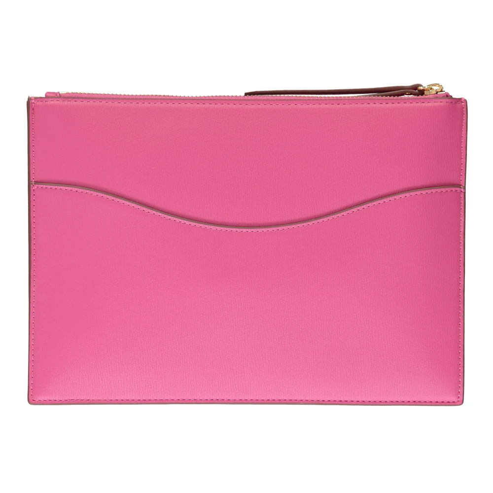 Love Moschino Stijlvolle Handtas met Meerdere Compartimenten Pink Dames