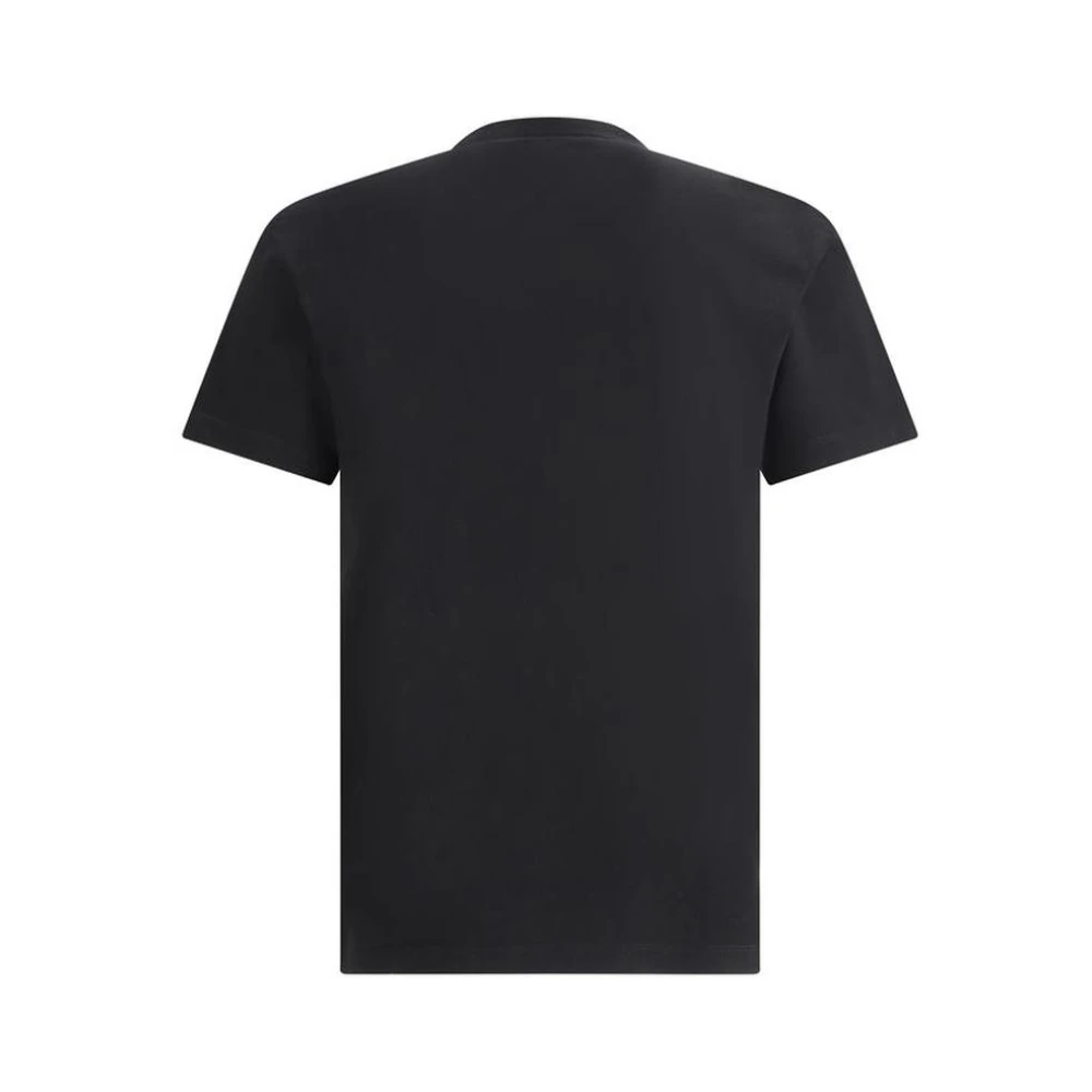 Dsquared2 Monochrome Katoenen T-shirt met Iconisch Monogram Black Heren