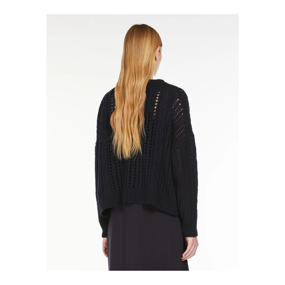 Max Mara Weekend Sweater Grammo Blue Dames