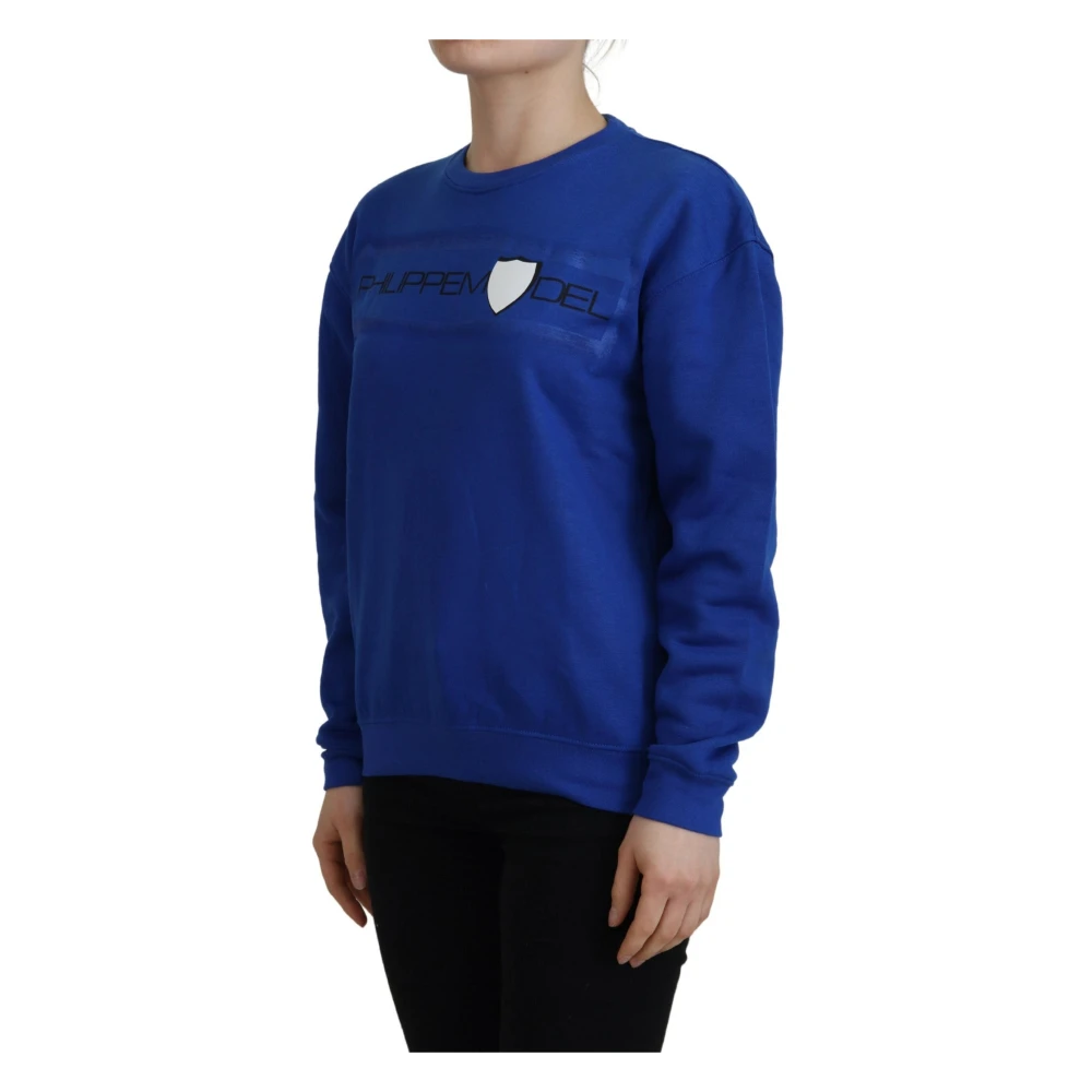 Philippe Model Blauw Bedrukte Trui met Lange Mouwen Blue Dames