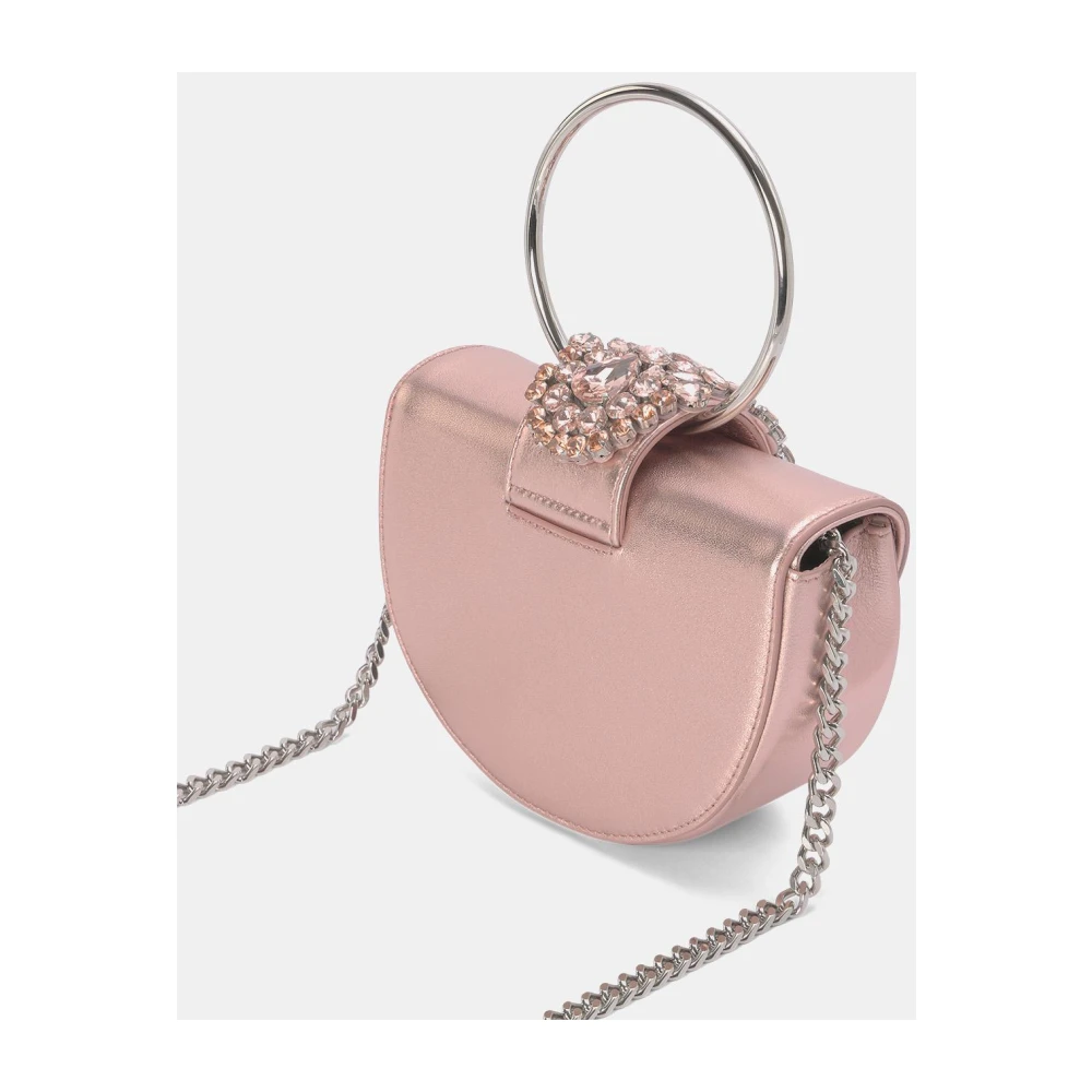 Alma en Pena Moon Flap Clutch Tas Pink Dames