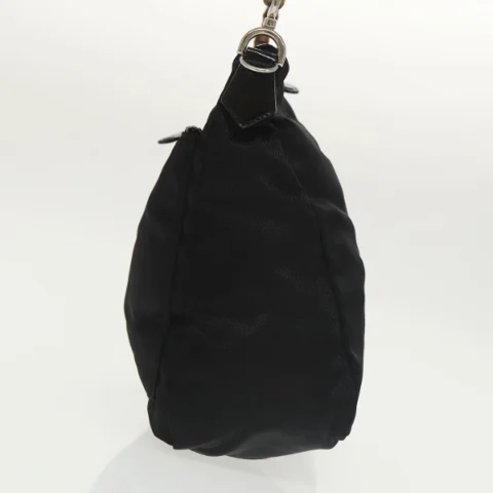 Gucci Vintage Pre-owned Fabric handbags Black Dames