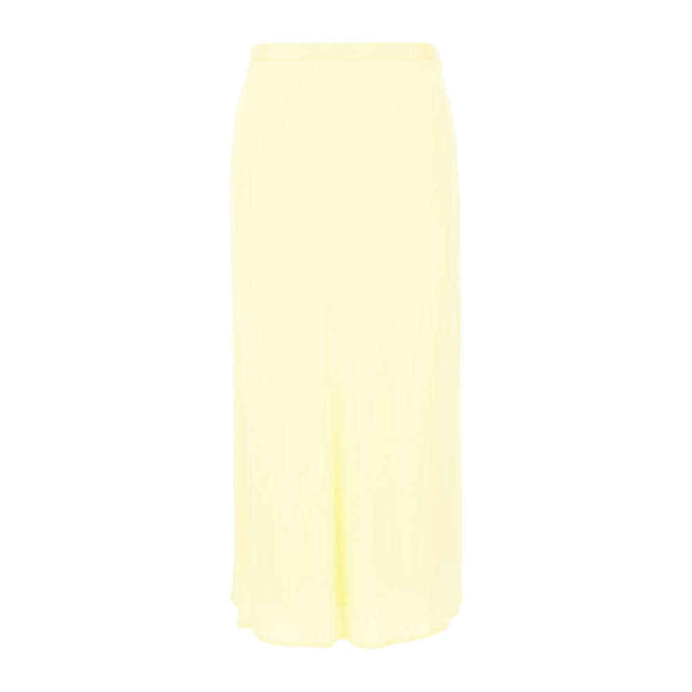 Calvin Klein Maxi Skirts Yellow Dames