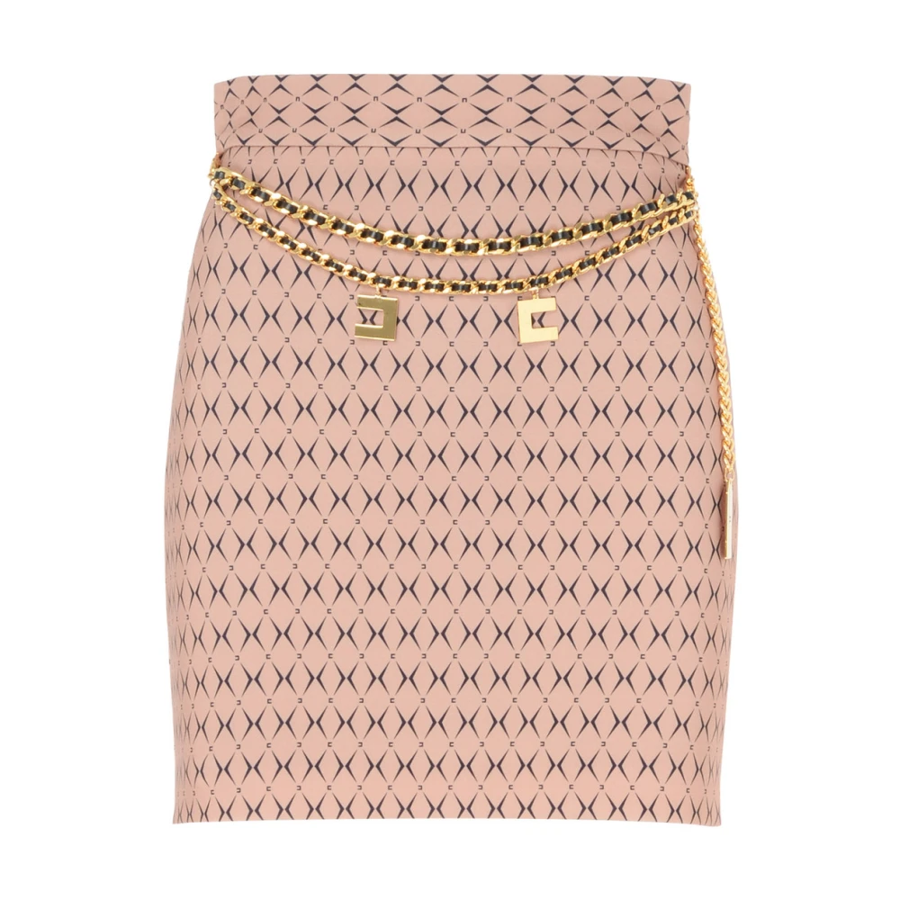 Elisabetta Franchi Camel Nero Rok Brown Dames