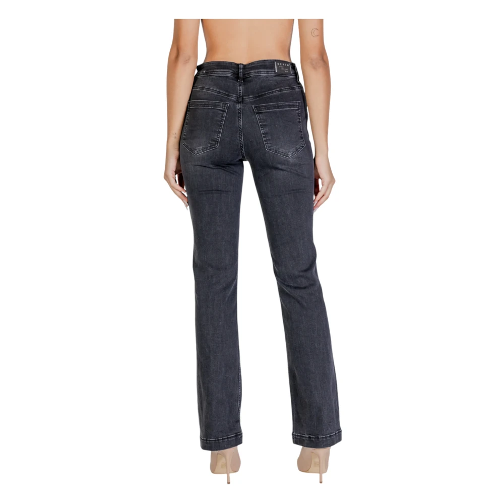 Street One Zwarte effen jeans met zakken Black Dames
