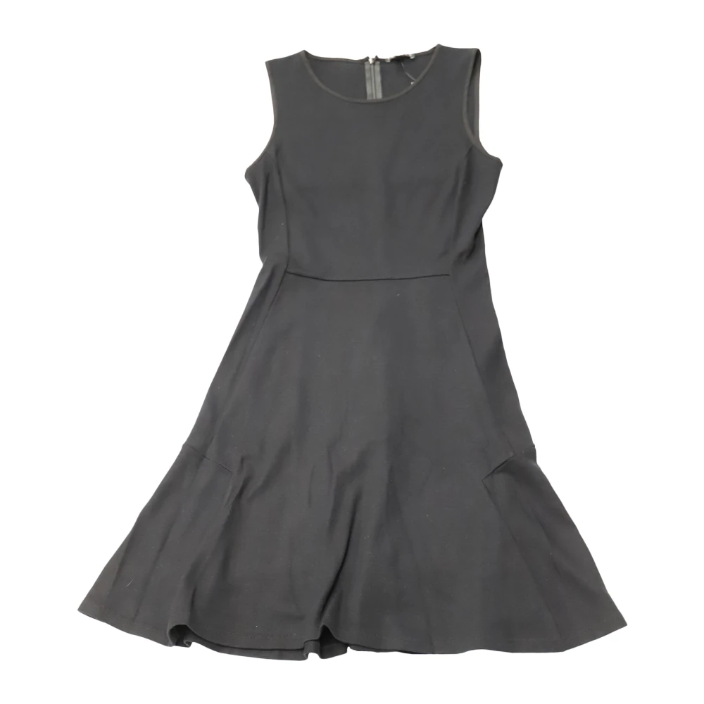 Theory Mouwloze mini -jurk Black Dames