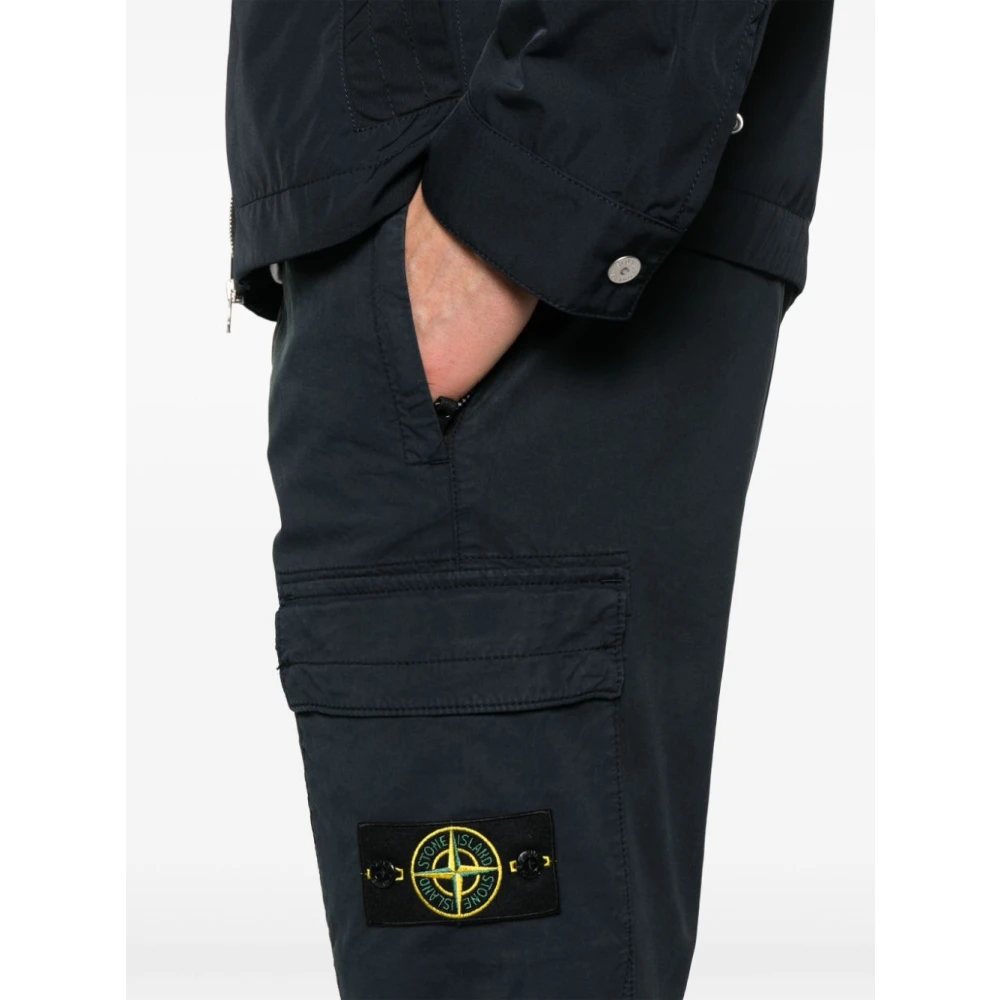 Stone Island Blauwe Casual Kleding voor Mannen Blue Heren
