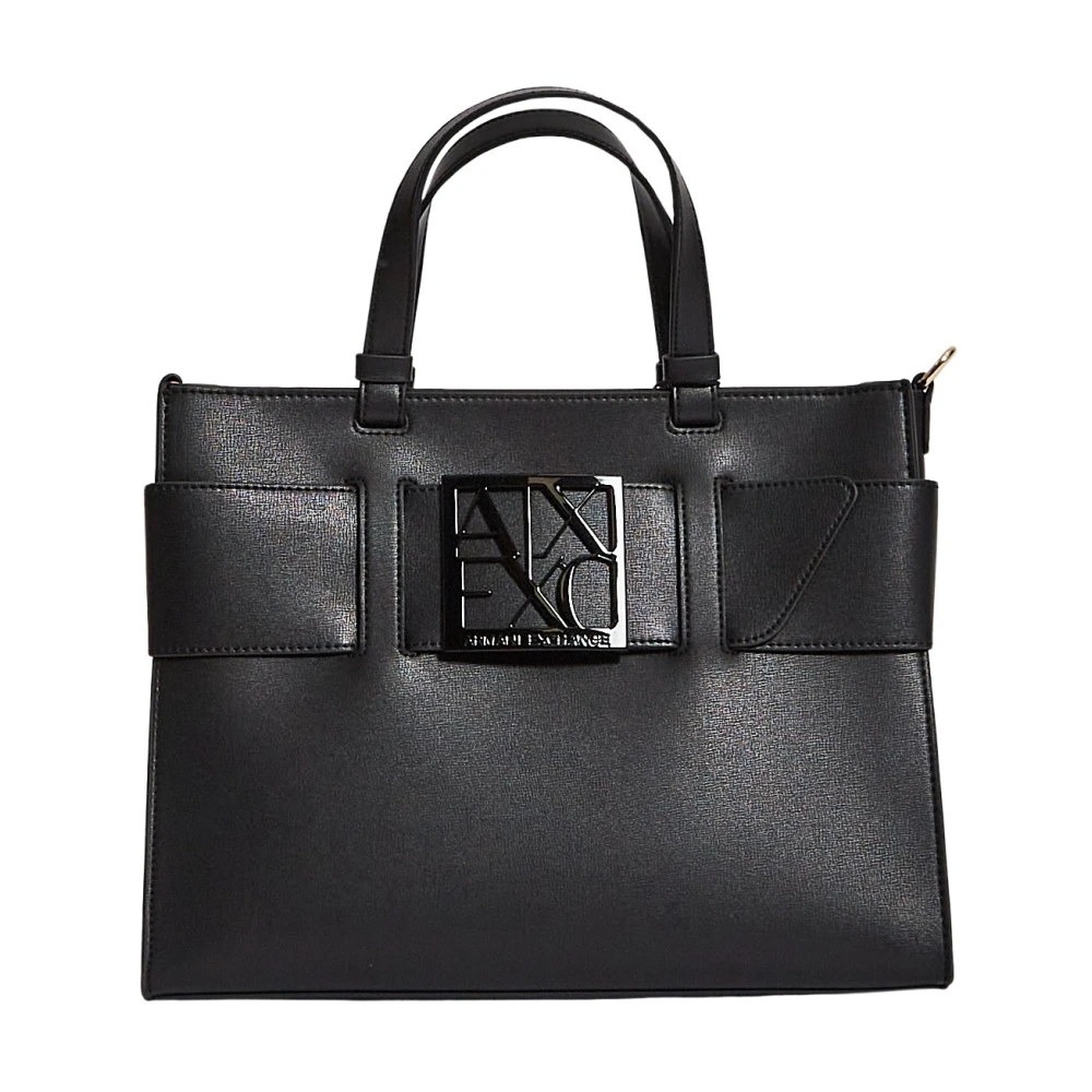Armani Exchange Femme Noir - Bags > Tote Bags