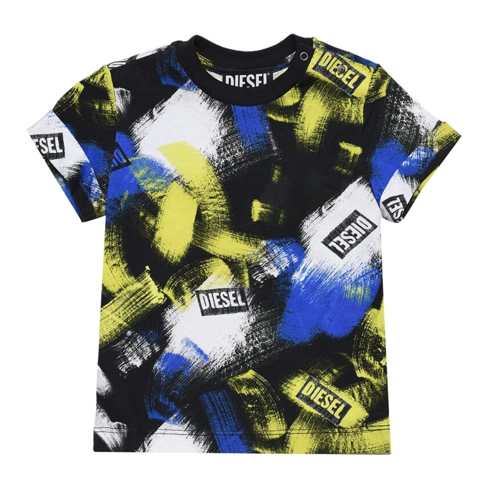 Diesel Boys Multicolor Terryb T-Shirt - Kids Short Sleeve T-Shirts - 12 M - Kids