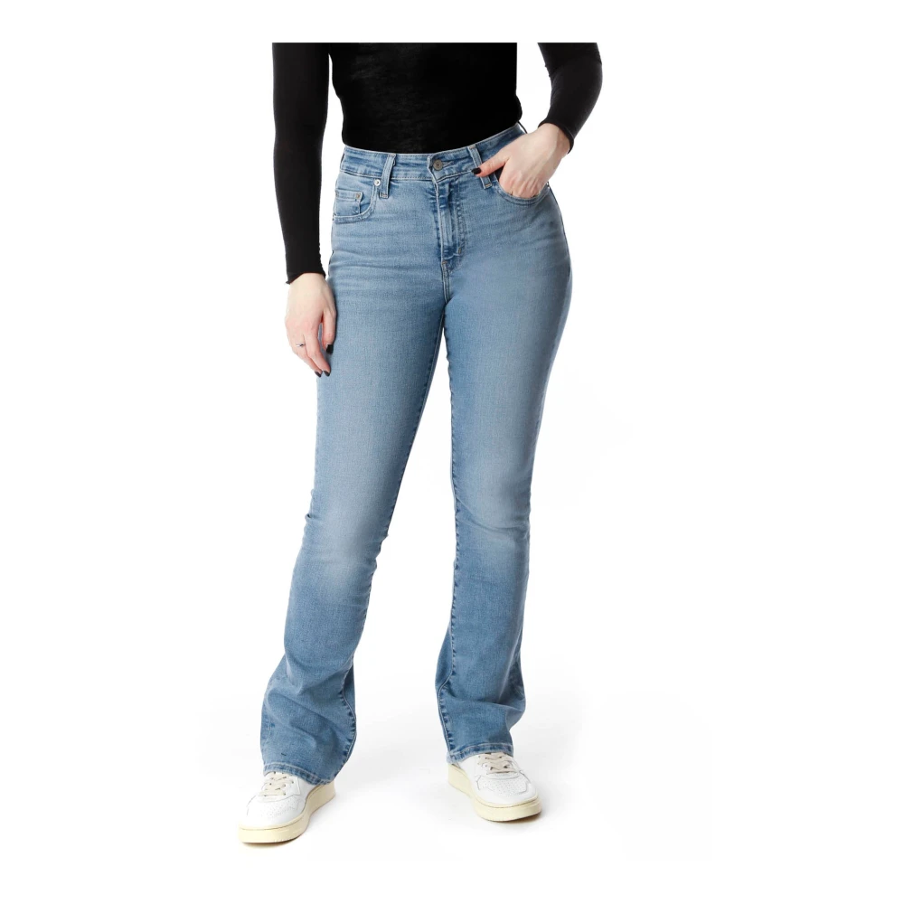 Levi's Vrouw Blauw Jeans Dames, W24 L32, Bootcut Jeans Met Hoge Taille