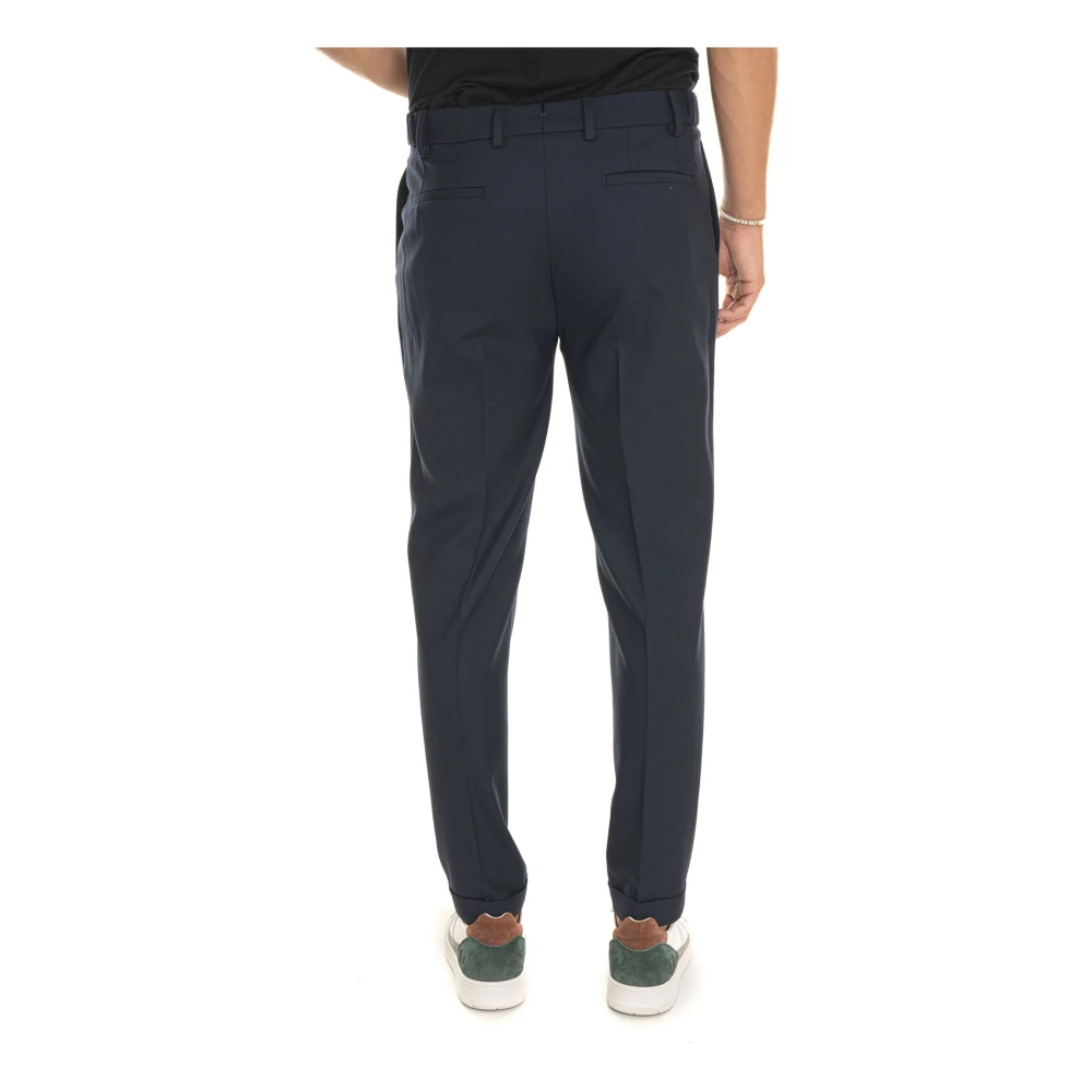 Berwich Retro Chino Broek Blue Heren