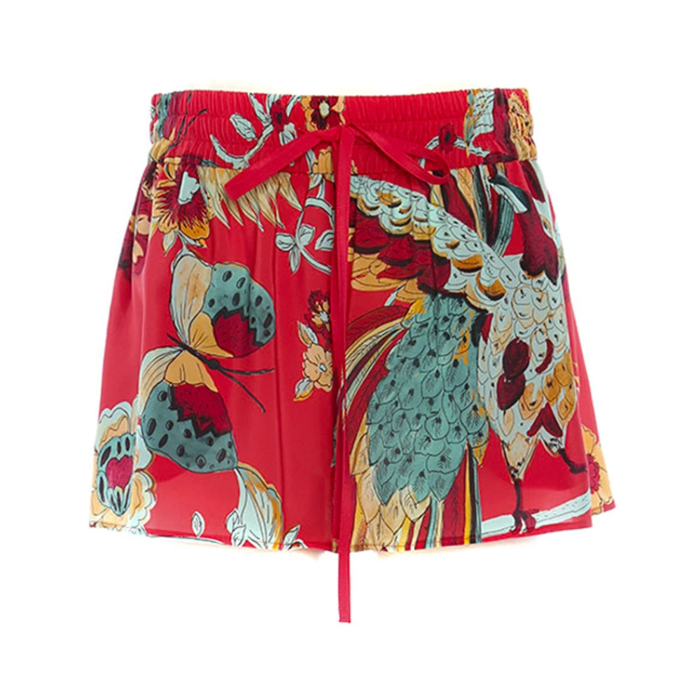 RED Valentino Casual Denim Shorts voor Vrouwen Multicolor Dames