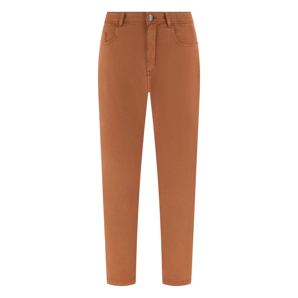 Boggi Milano Uomo Arancione - Jeans Elasticizzati In Cotone/Tencel - Jeans - W32