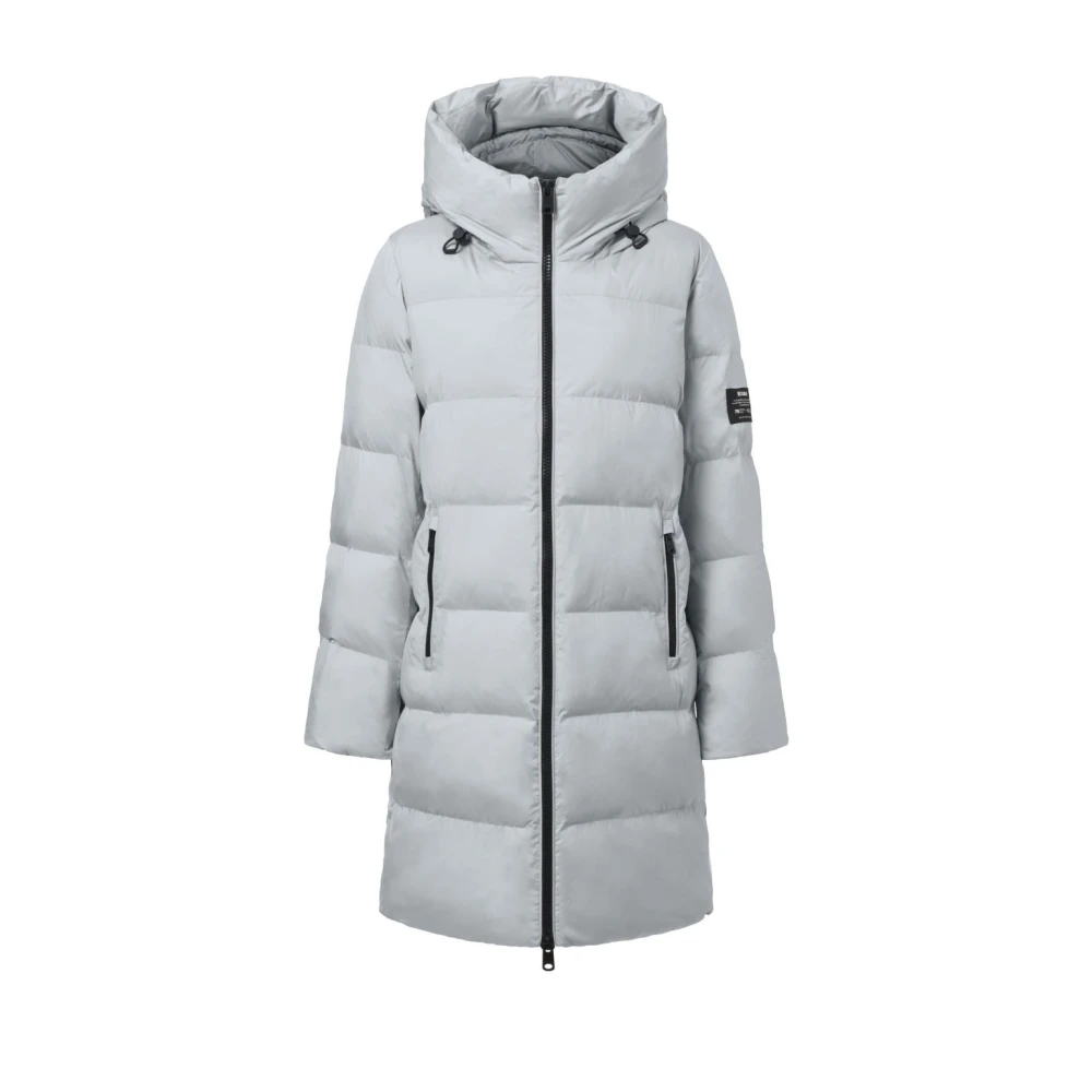 Ecoalf Lichtgrijze Manlie 3 4 jas Gray Dames