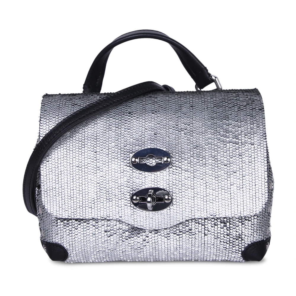 Zanellato , Handbags, Female, Gray, One Size, Postina Baby Bag - Image 2