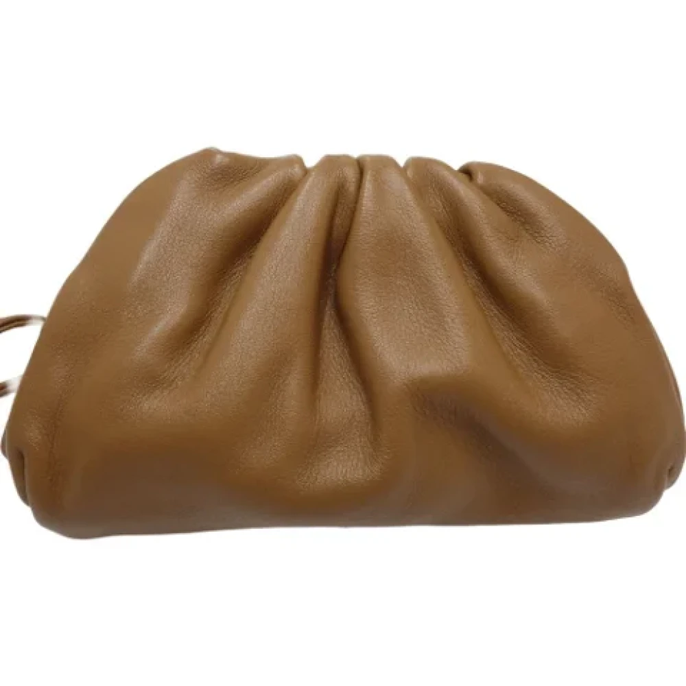 Bottega Veneta Vintage Pre-owned Fabric shoulder-bags Brown Dames