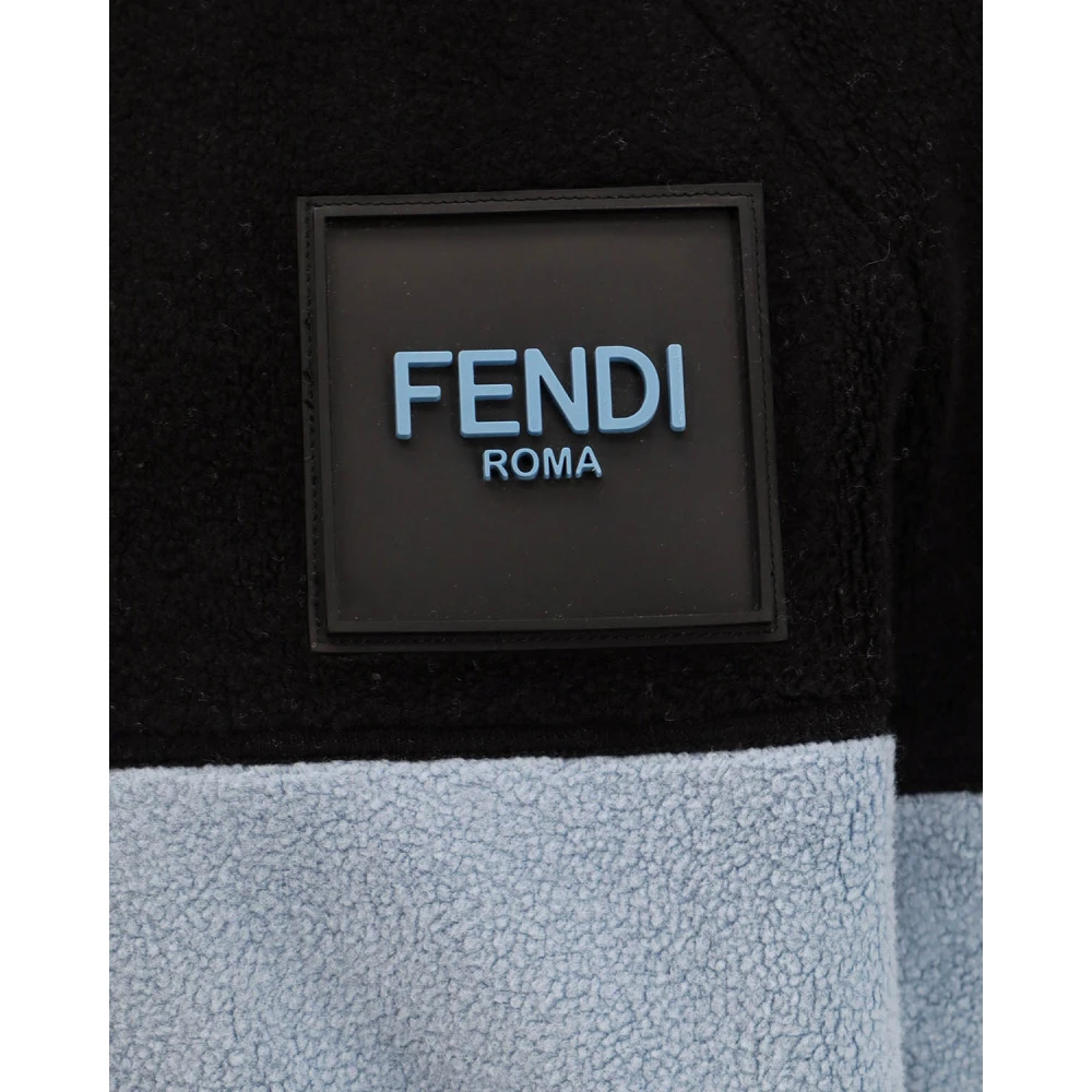 Fendi Technische Ski Sweatshirt Hoodie Black Heren