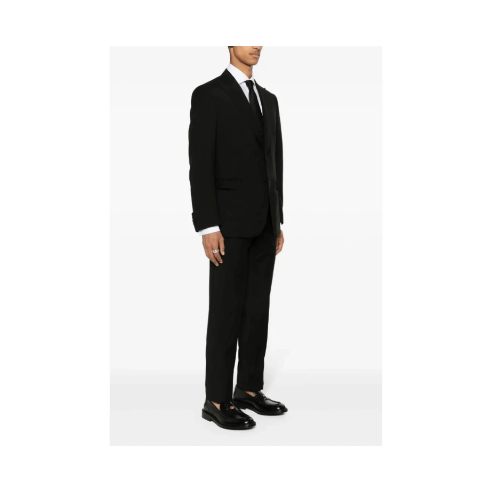 Brioni Klassiek Zwart Pak Set Black Heren