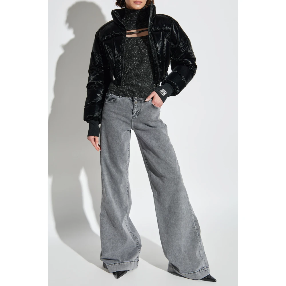 Versace Jeans Couture Korte donsjas Black Dames
