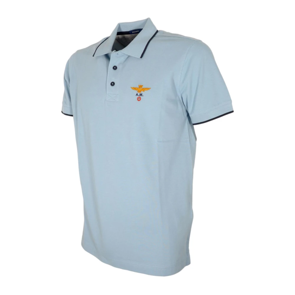 aeronautica militare Shirts Blue Heren