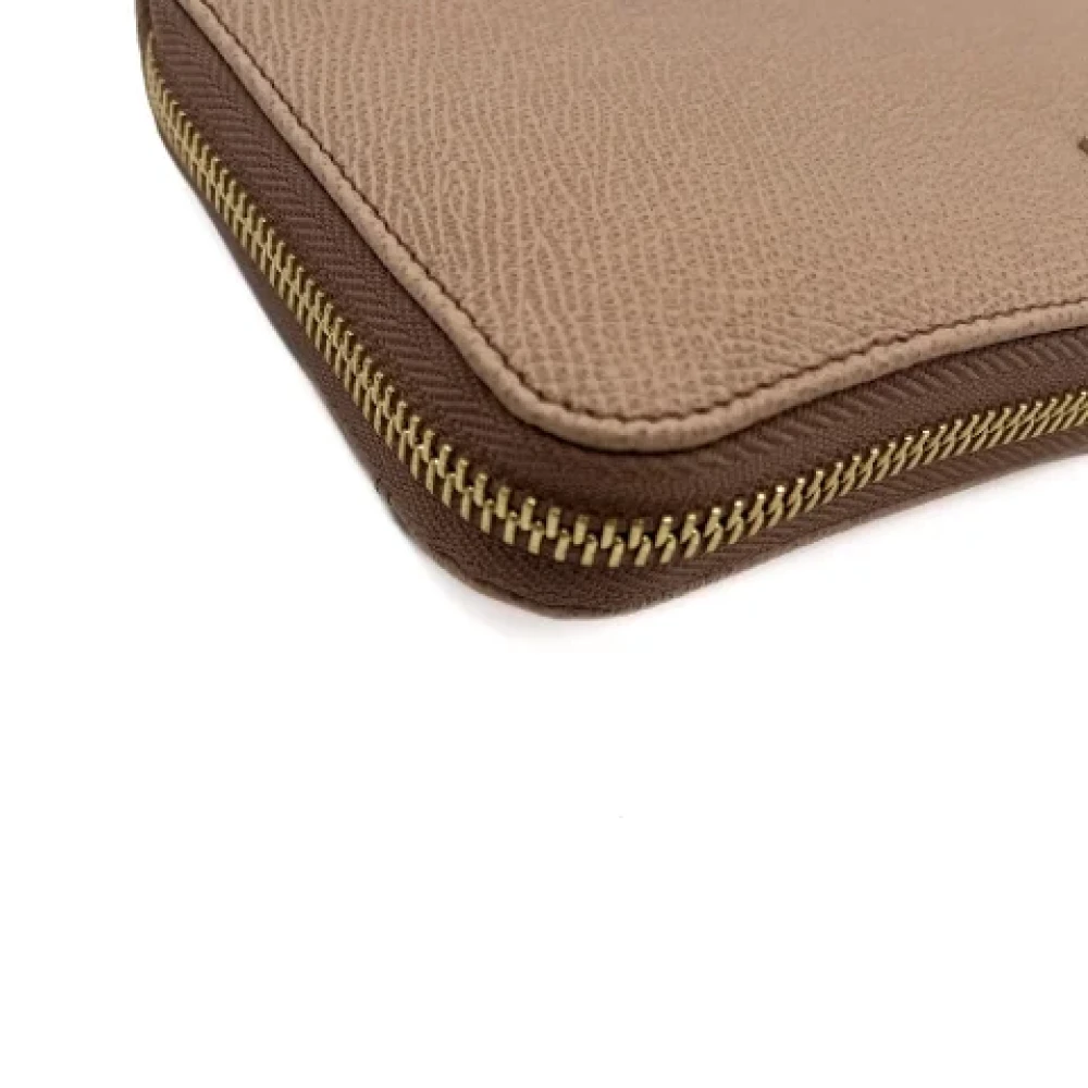 Dolce & Gabbana Pre-owned Leather wallets Beige Dames