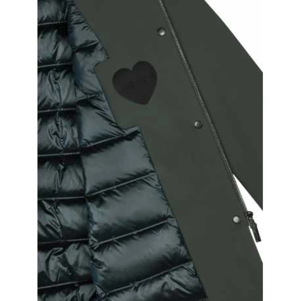 RRD Groene Bosco Montgomery Parka Jas Green Dames