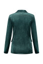 blazer-en-velours-vert-fonce
