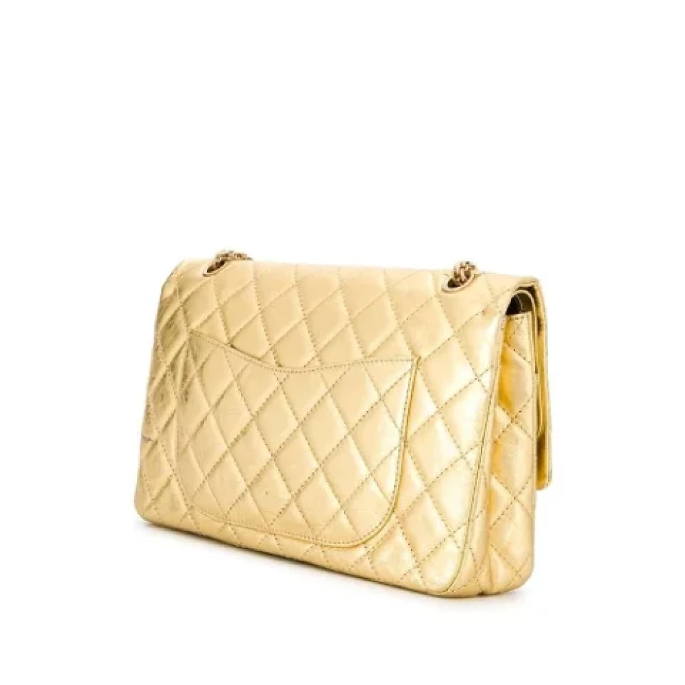 Chanel Vintage Pre-owned Leather chanel-bags Yellow Dames