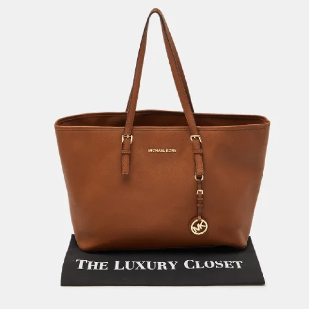 Michael Kors Pre-owned Leather totes Brown Dames
