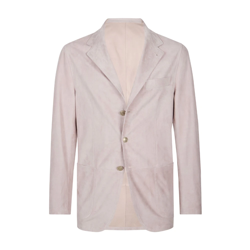 Eleventy Men's Pink Blazers, 2XL, Giacca Monopetto