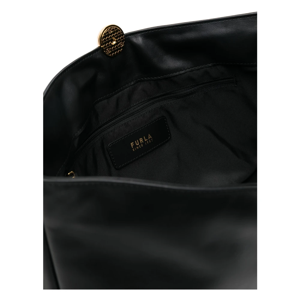 Furla Zachte Schoudertas Black Dames