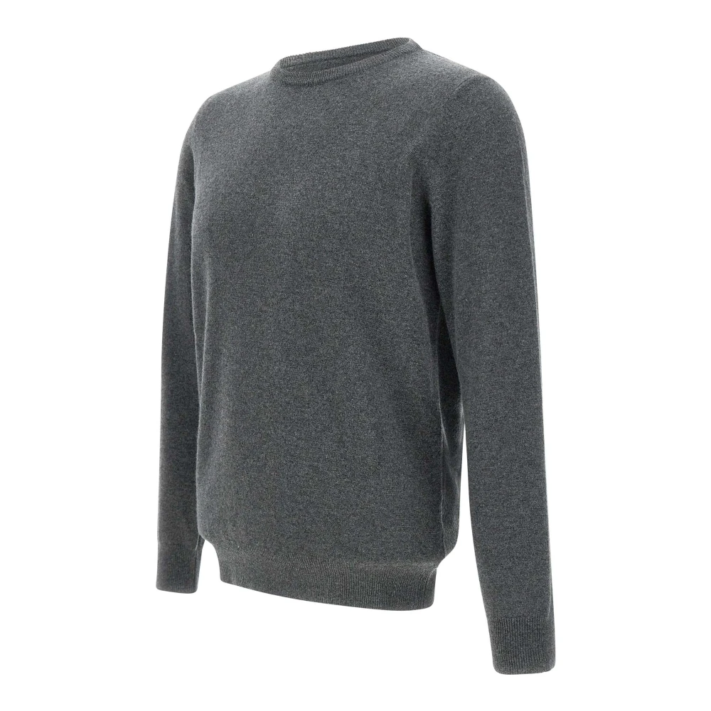Kangra Kasjmier Crew Neck Sweater Grijs Gray Heren