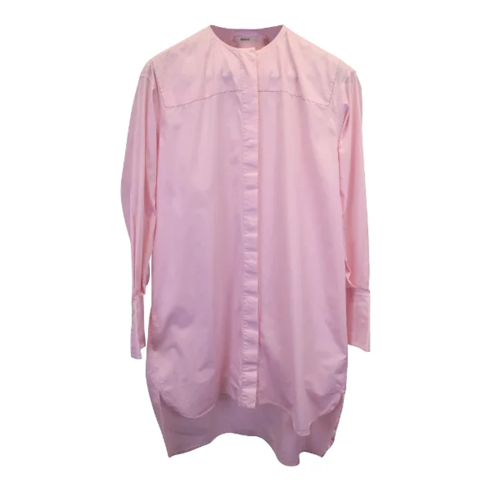 Celine Vintage Pre-owned Cotton dresses Pink Dames