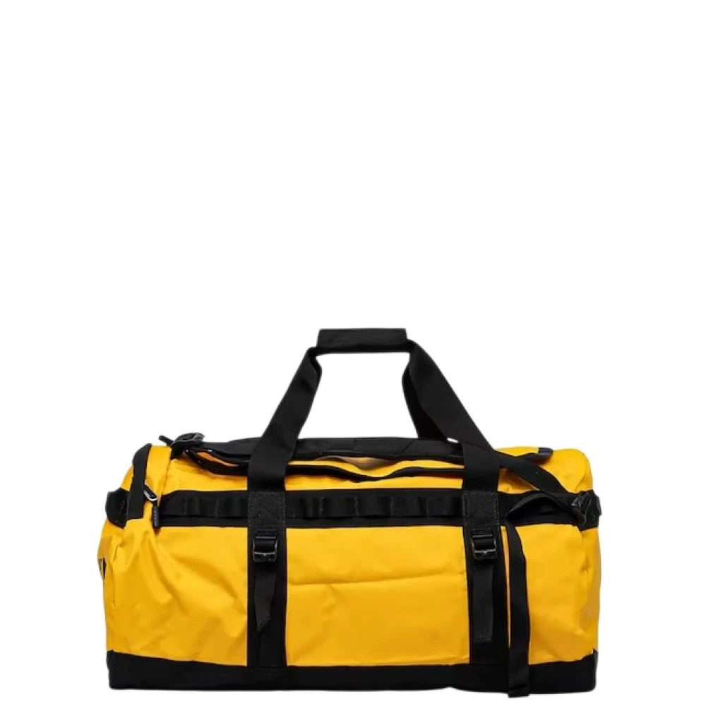 The-North-Face Borsa The North Face Base Camp Duffel M 71L Gold/Black Resistente - Immagine 4