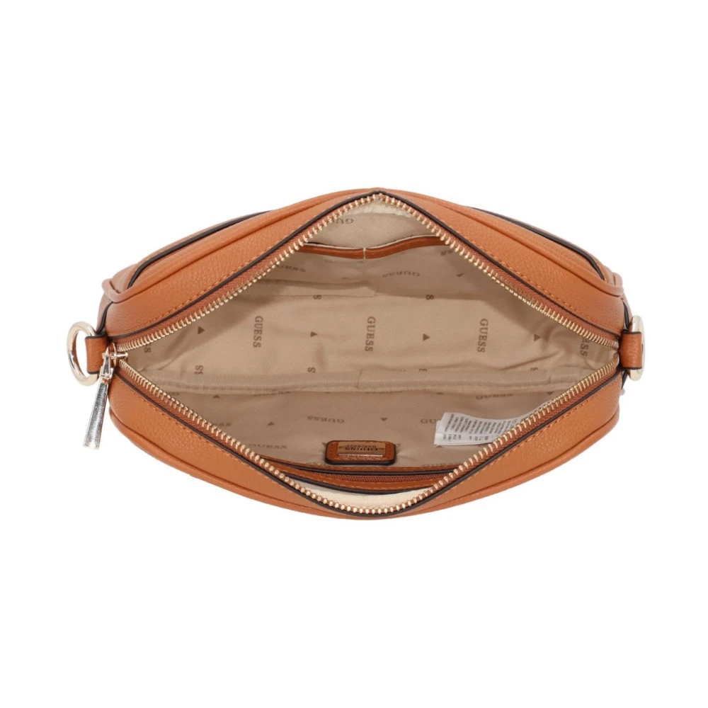 Guess Meridian Camera Crossbody Tas Brown Dames