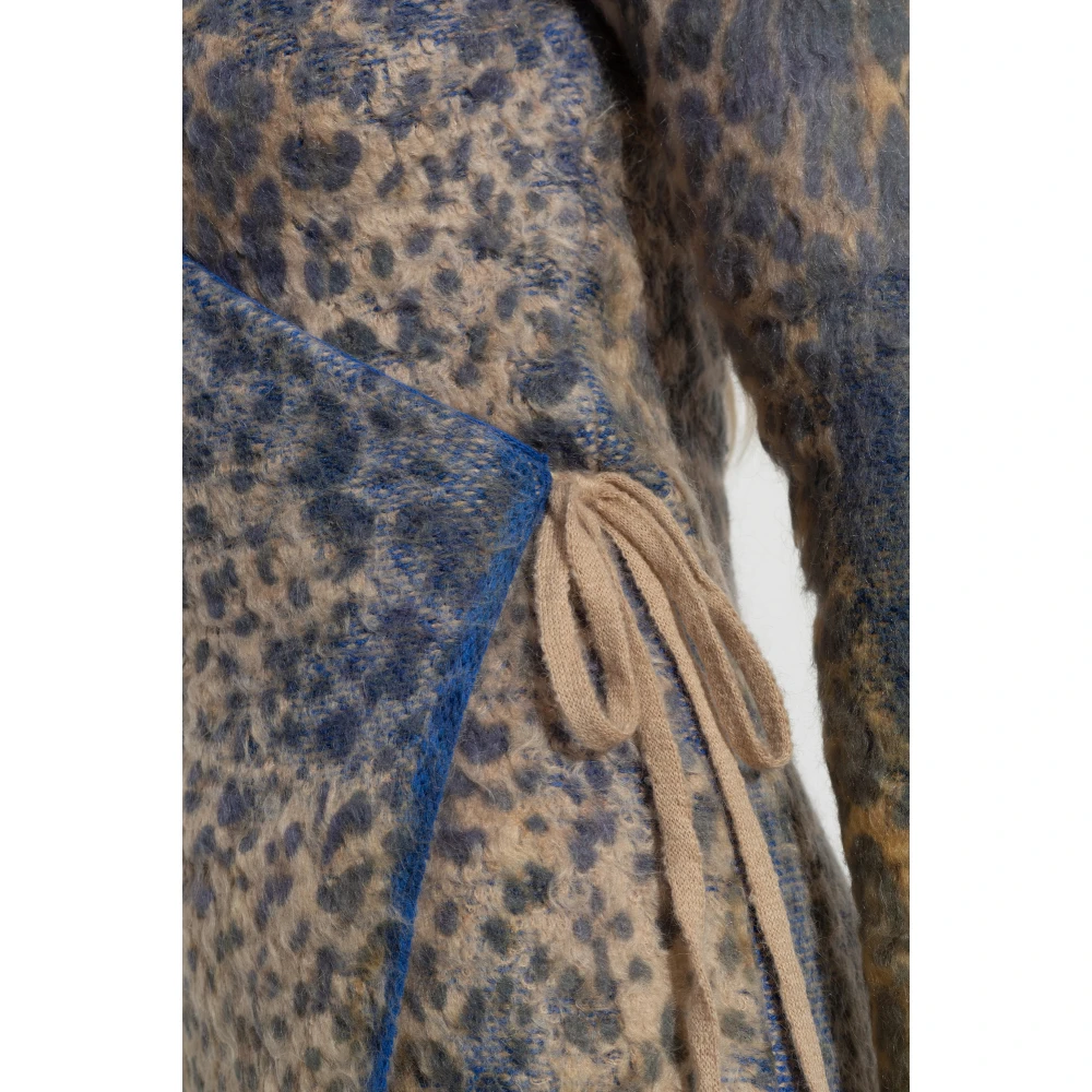 Diesel Jurk met strikken M-Sofocle Multicolor Dames