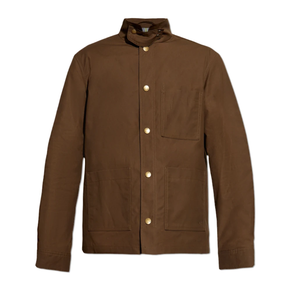 A.p.c. Lichte jas met zakken Green Heren