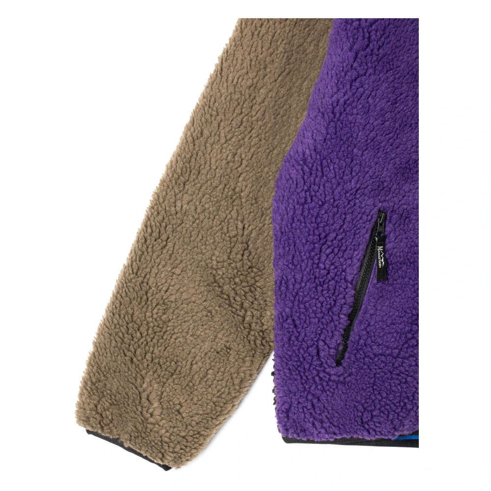 Manastash Retro Pile Fleece Panel Jas Multicolor Heren