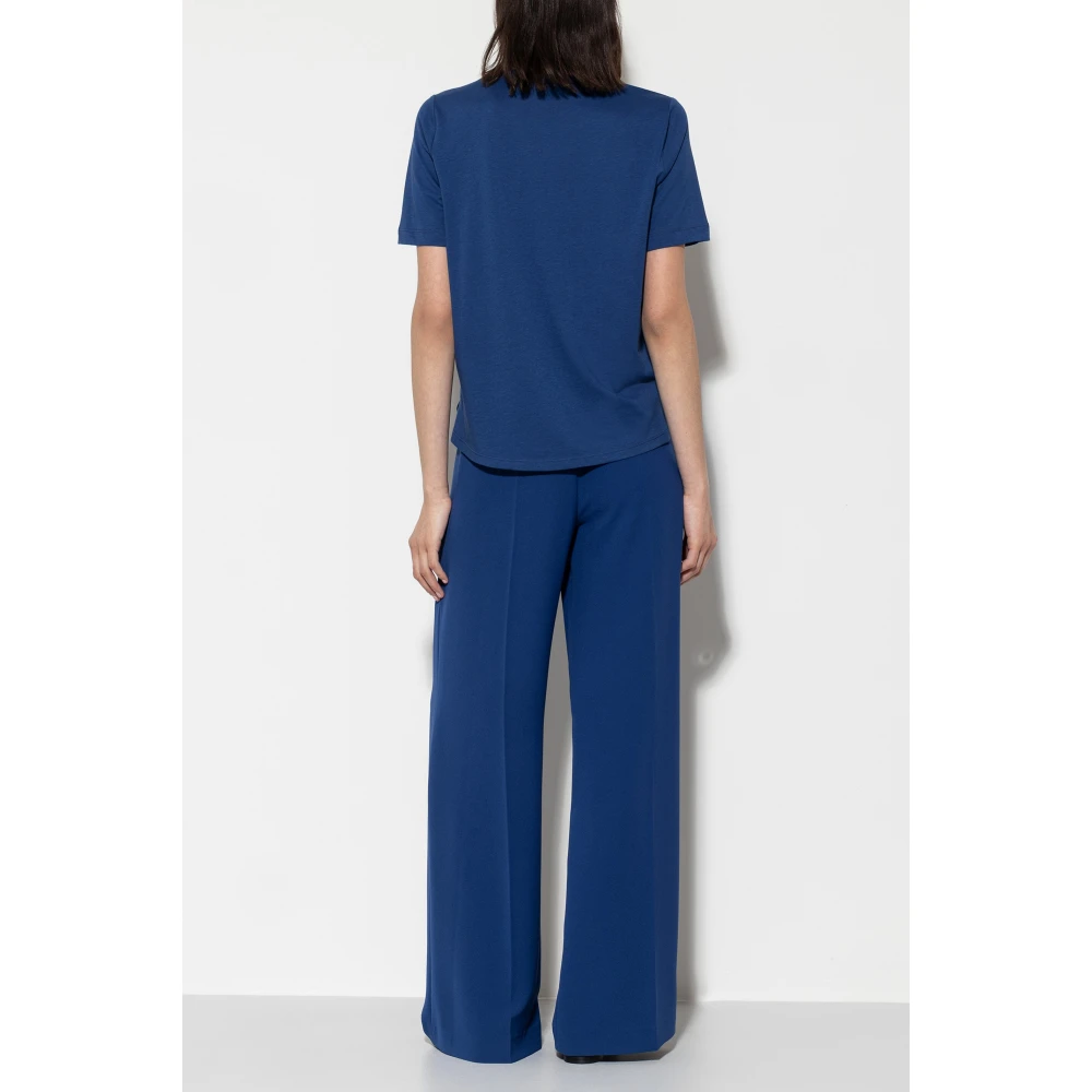 LUISA CERANO Elegante Wideleg-Broek diepblauw Blue Dames