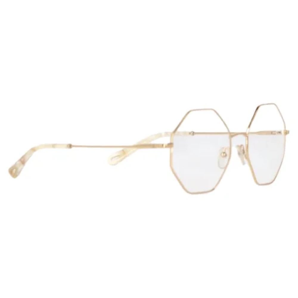 Chloé Pre-owned Metal sunglasses Yellow Dames