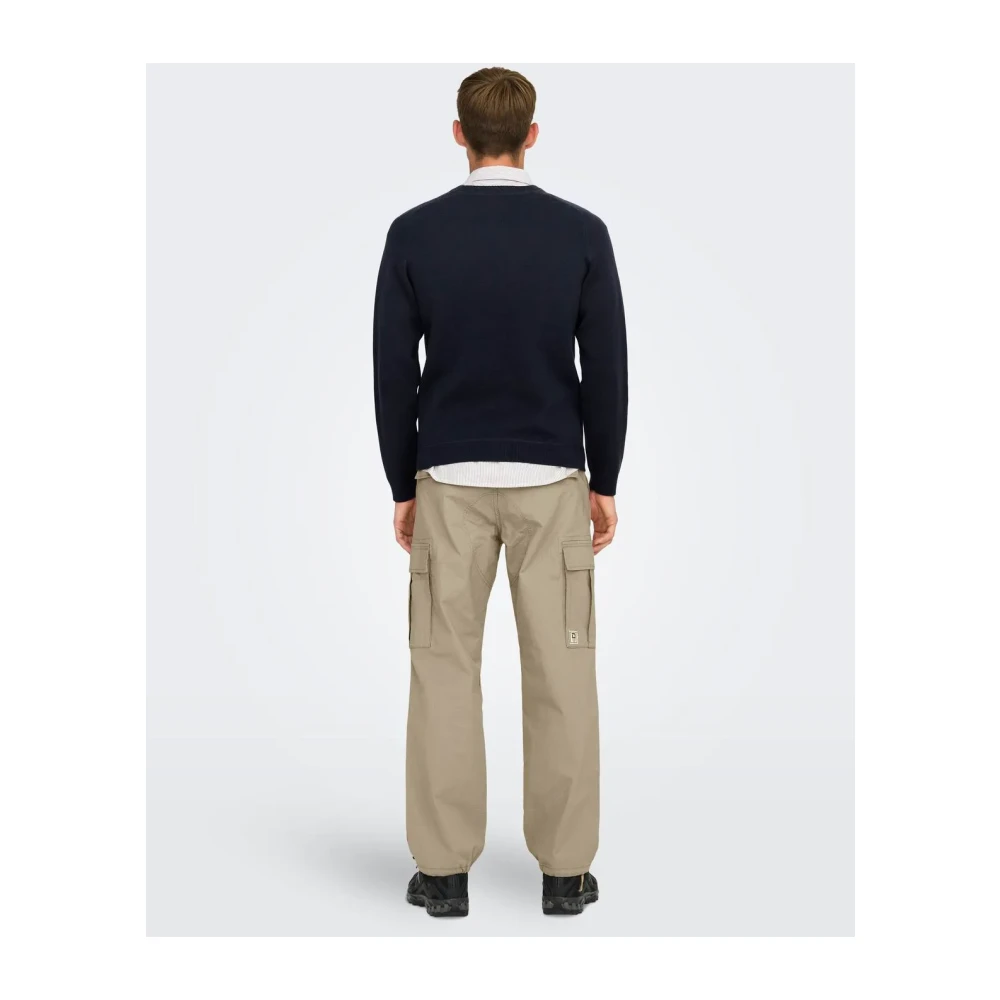 Only & Sons Heren Crew Neck Sweater Blue Heren