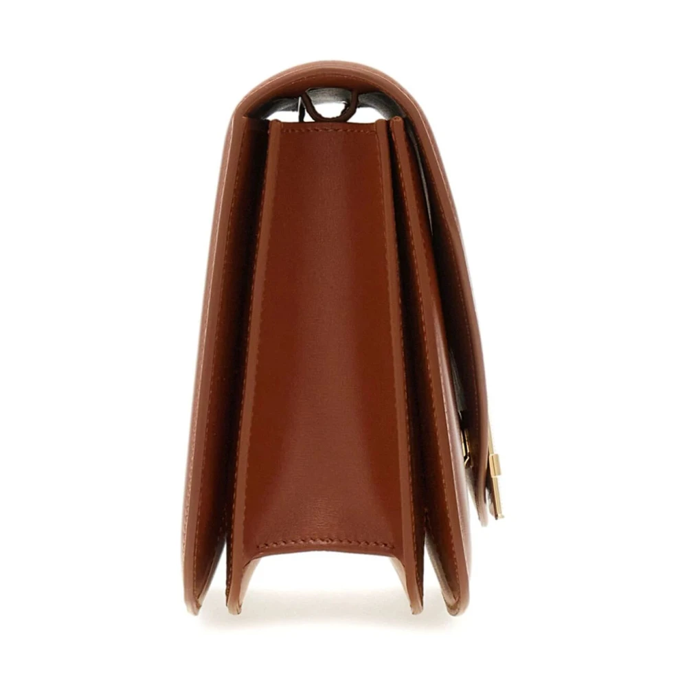 Salvatore Ferragamo Bruine Fiamma M handtas Brown Dames