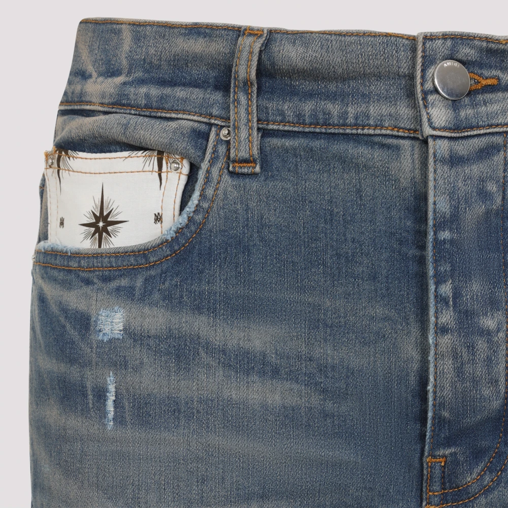 Amiri Blauwe Jeans Blue Heren