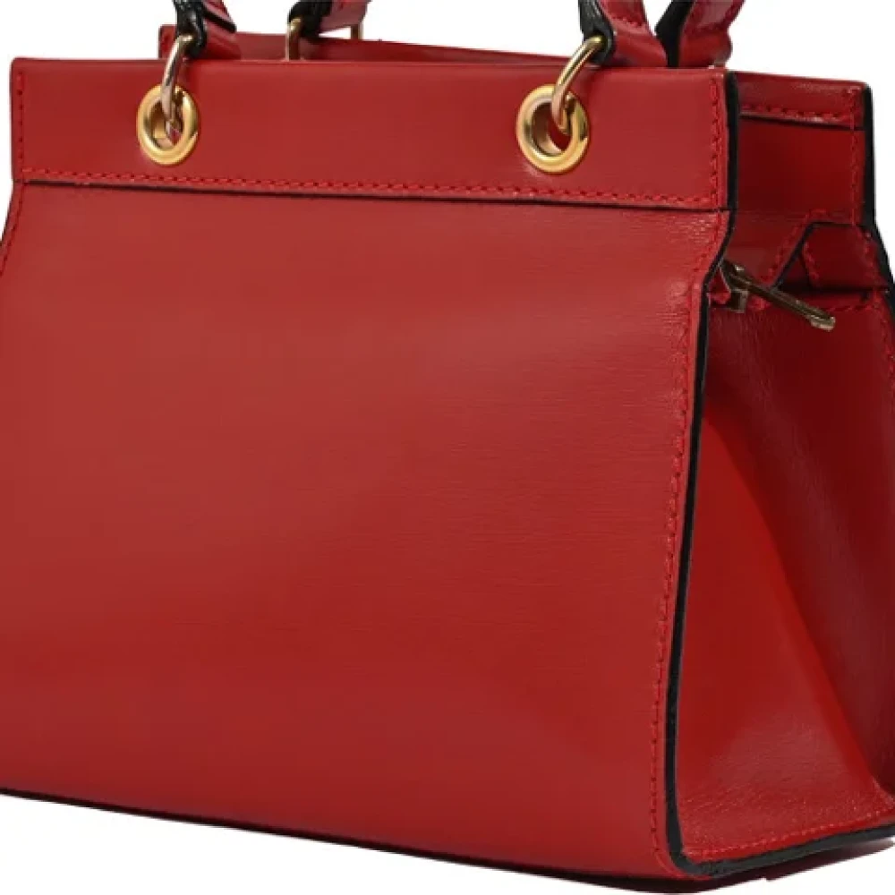 Celine Vintage Pre-owned Leather celine-bags Red Dames