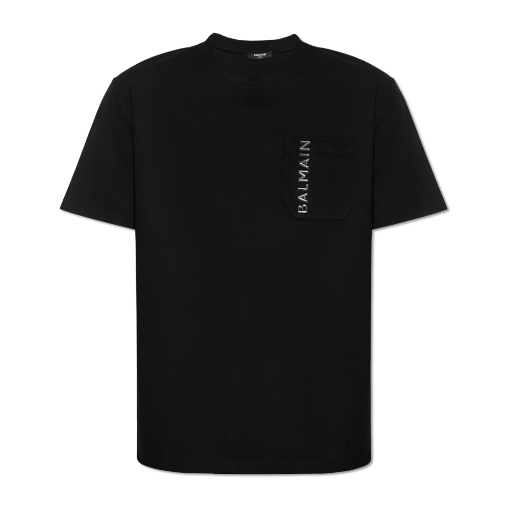 Balmain Oversized T-shirt Black Heren