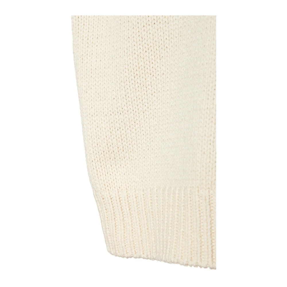 Kenzo Gestreepte Gebreide Vest White Heren